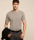 Premium Peruvian Cotton Slim-Fit T-Shirt – Stone Beige