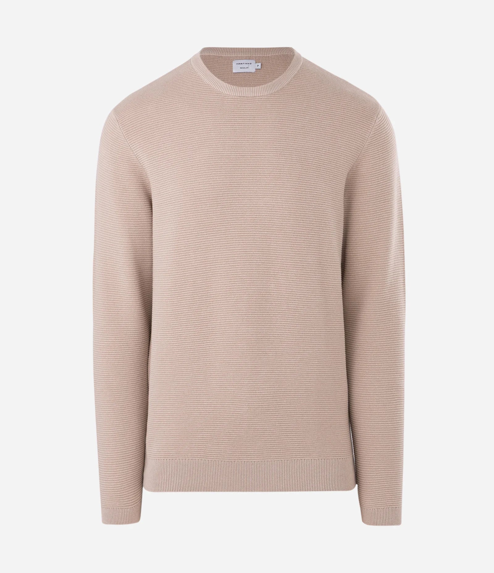 Textured Comfort Knit Jumper – Beige