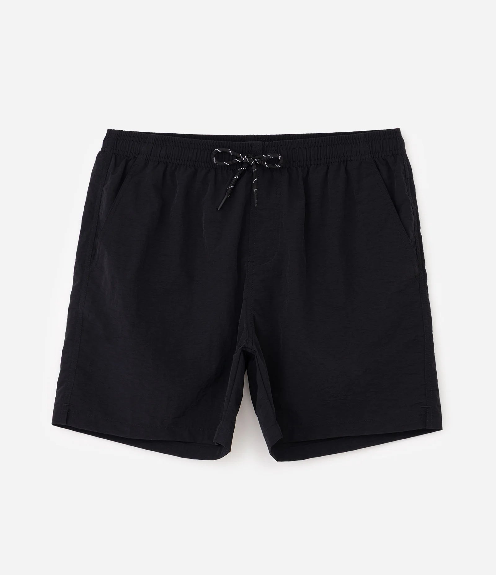Essential Quick-Dry Swim Shorts – Black