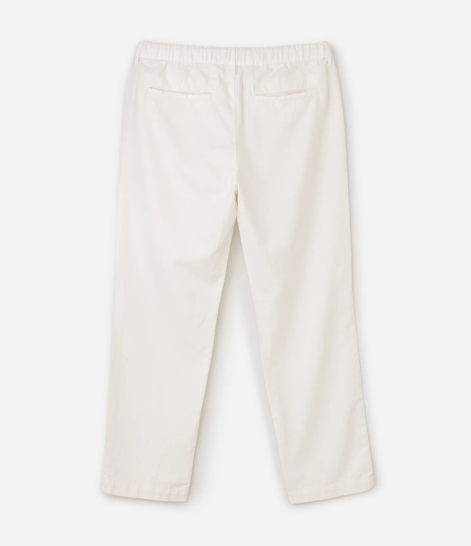 Comfort Cotton Straight-Leg Trousers – Sand