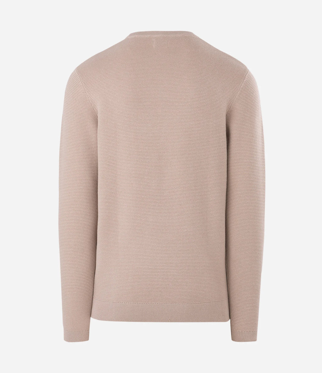 Textured Comfort Knit Jumper – Beige