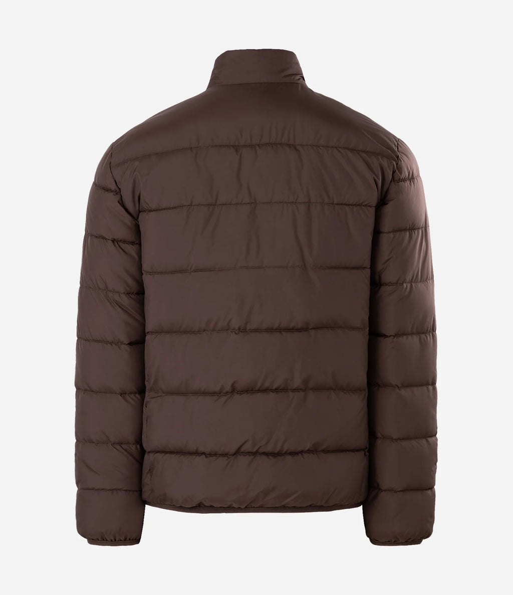 Lightweight Microfibre Zip Jacket – Light Brown