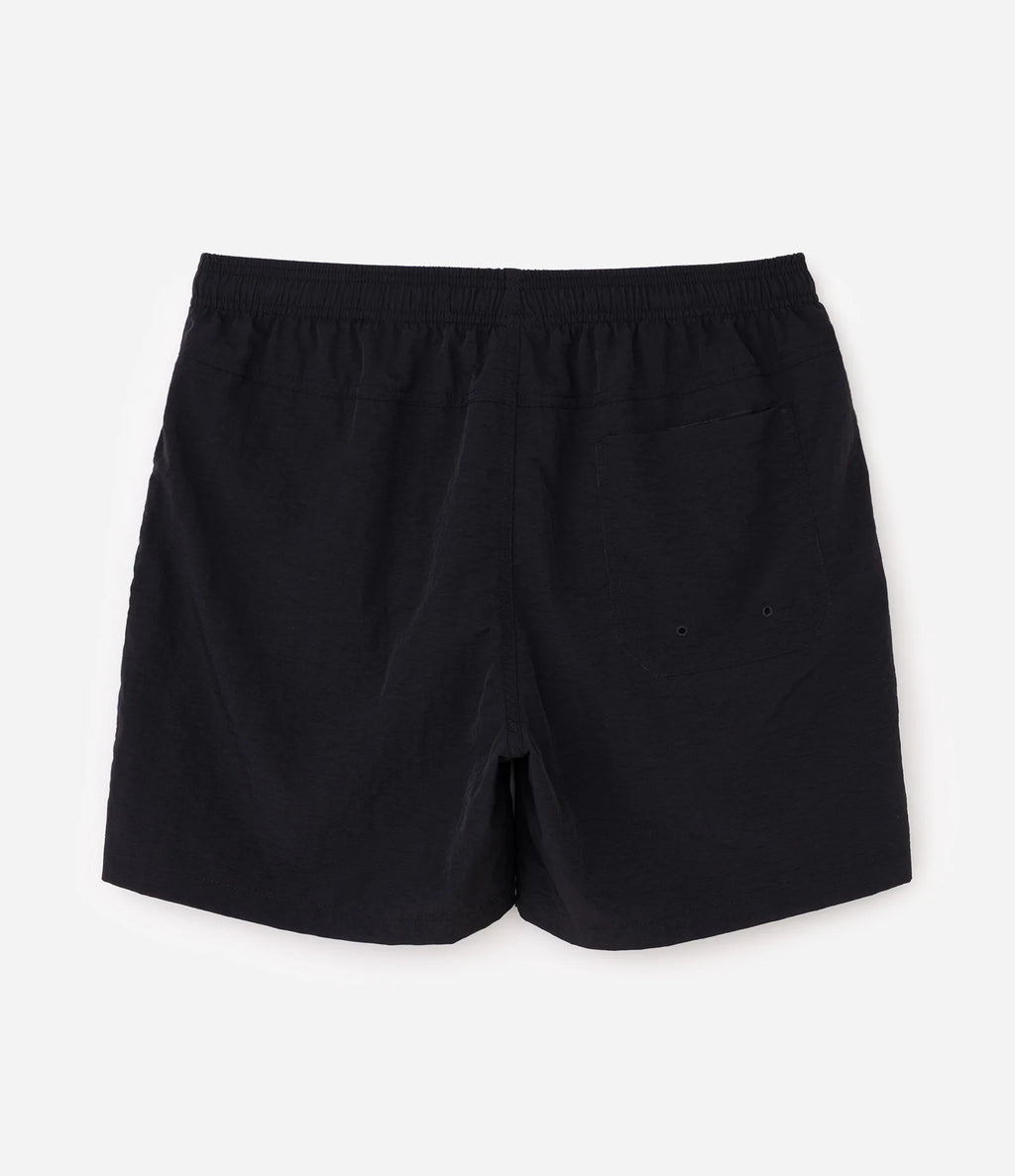 Essential Quick-Dry Swim Shorts – Black